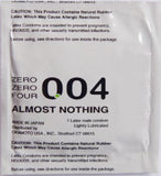 Okamoto 0.04 Zero Zero Four (cero cero cuatro)